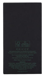 Close-up of the spray nozzle and cap assembly on the authentic Gucci Guilty Black Pour Homme bottle.