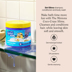 Suave kids 3-in-1 slime shampoo conditioner body wash yellow lid bottle
