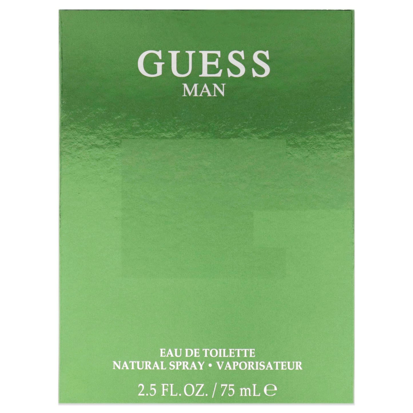 GUESS Man Eau De Toilette 2.5 fluid ounces bottle standing upright