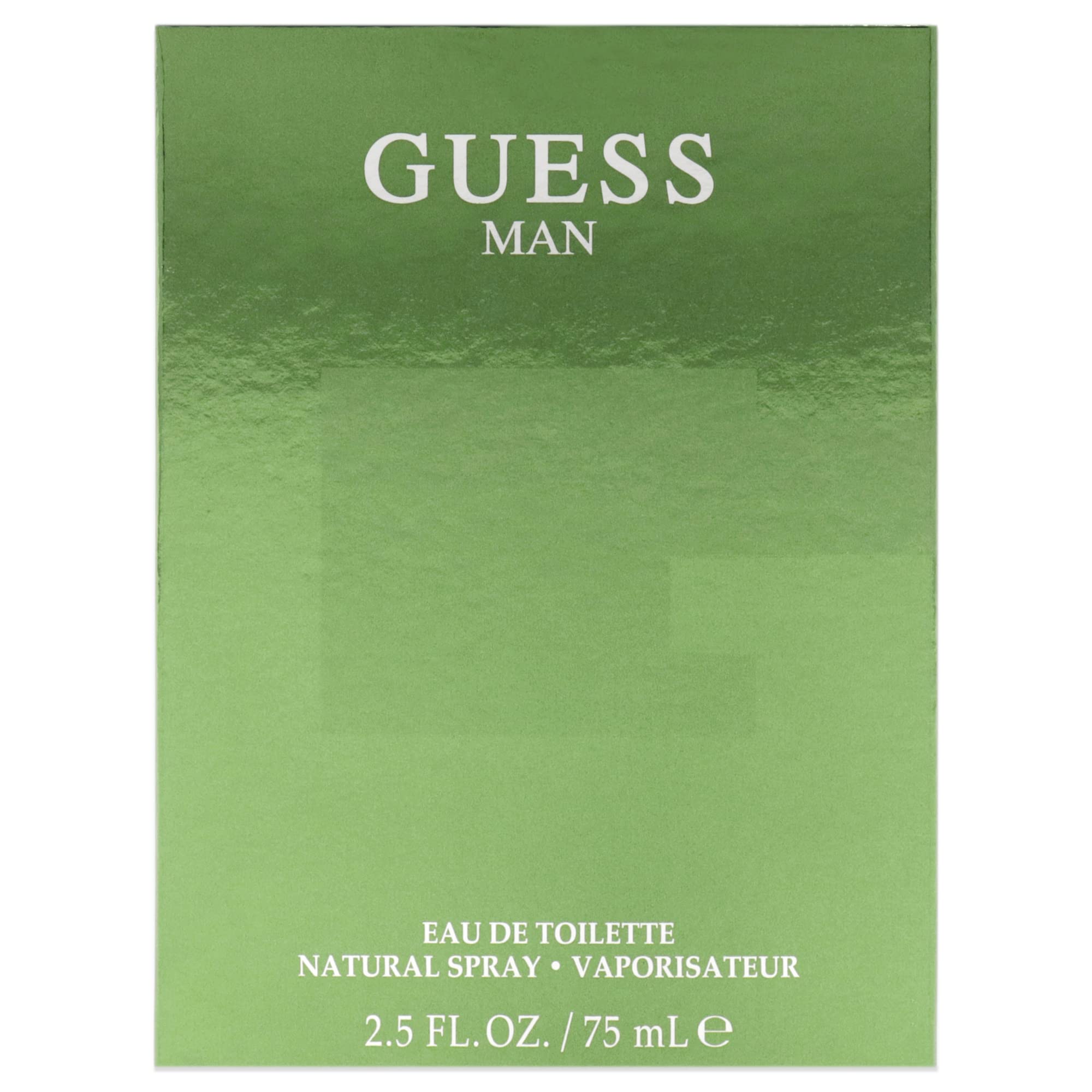 GUESS Man Eau De Toilette 2.5 fluid ounces bottle standing upright