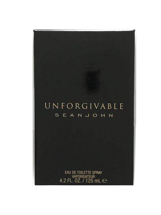 Authentic Sean John Unforgivable fragrance for men imported luxury cologne spray display packaging