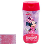 Disney Minnie Mouse kids berry scented bath wash bottle showing age recommendations