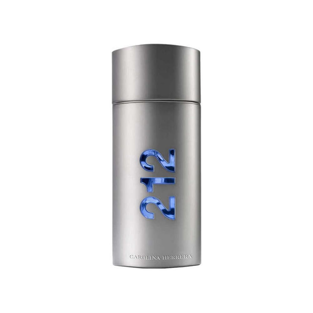 Authentic imported Carolina Herrera 212 Men fragrance spray showing premium packaging details