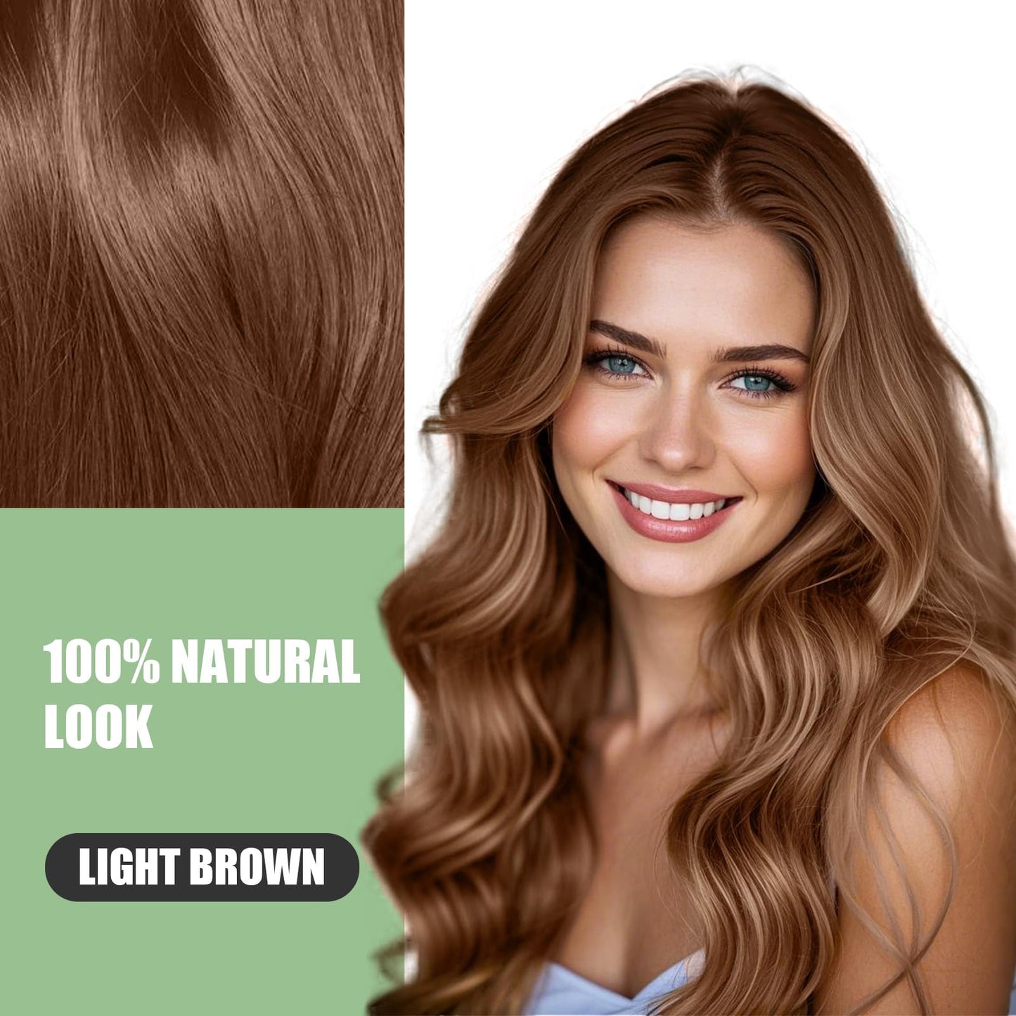 Three in one natural hair color shampoo packaging highlighting the argan oil infusion.