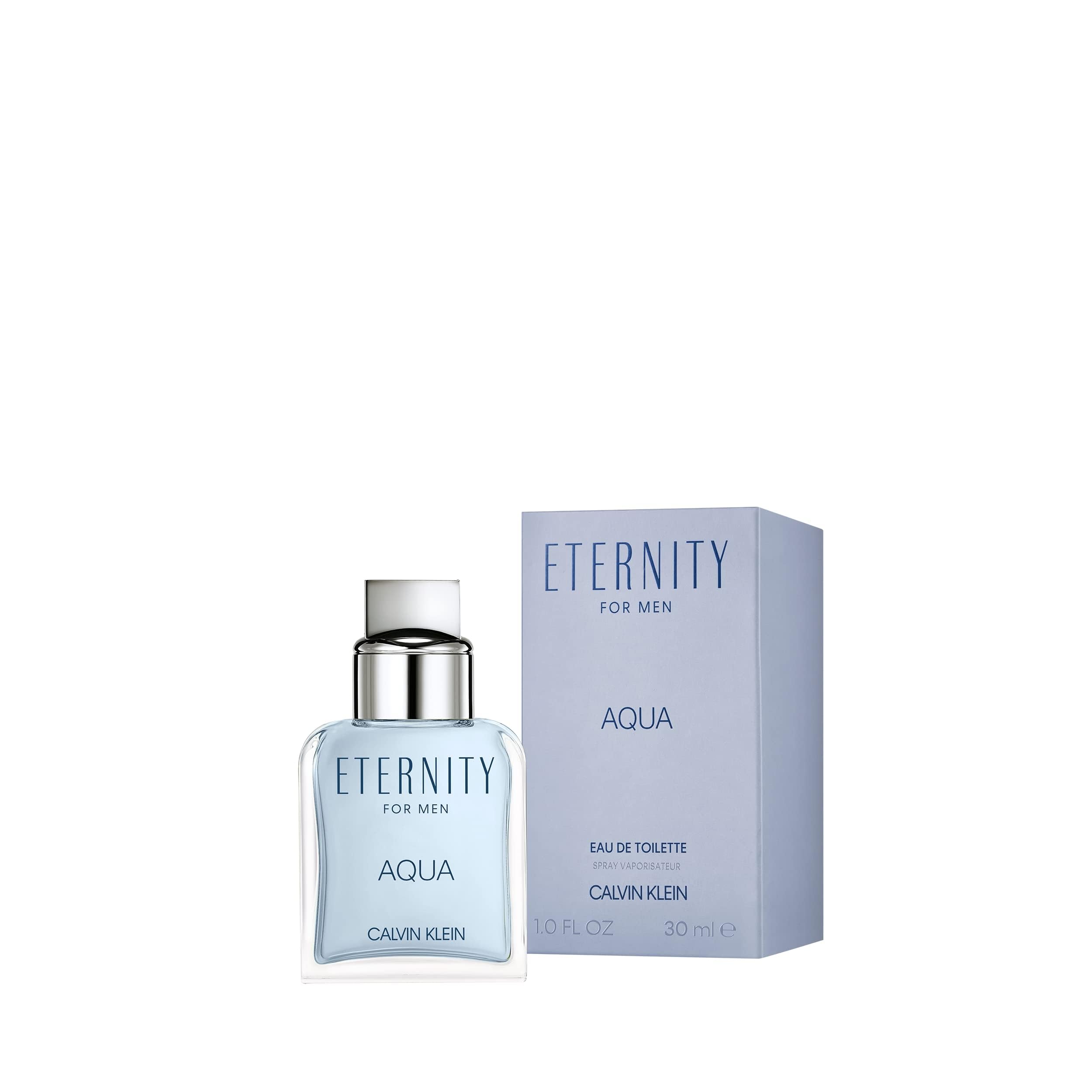 Calvin Klein Eternity Aqua aquatic spray cologne silver atomizer detail