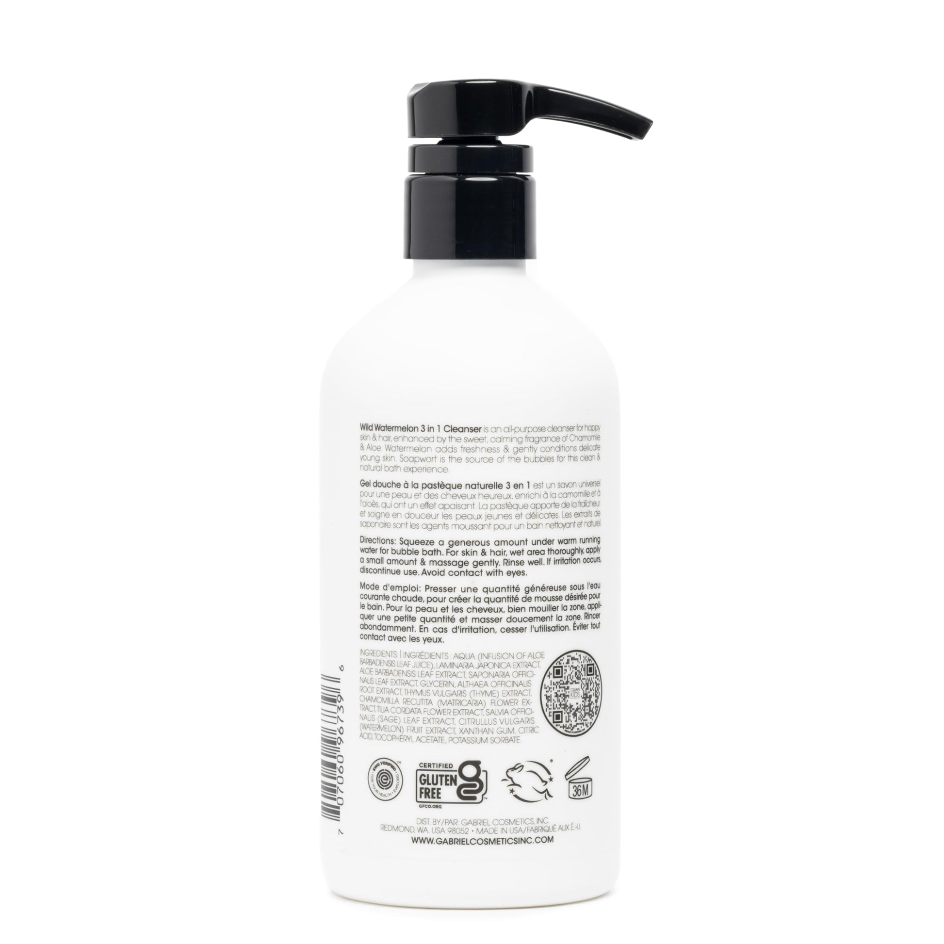 Clean Kids Naturally plant based kids cleanser 16 fluid ounce packaging