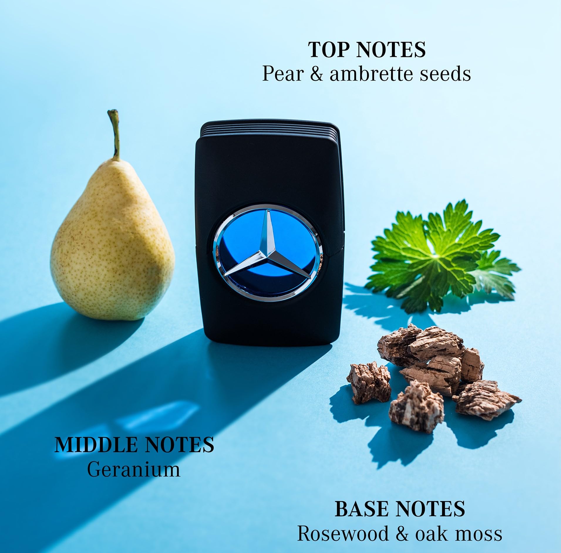 Mercedes-Benz Man Eau de Toilette protective outer retail carton graphic details