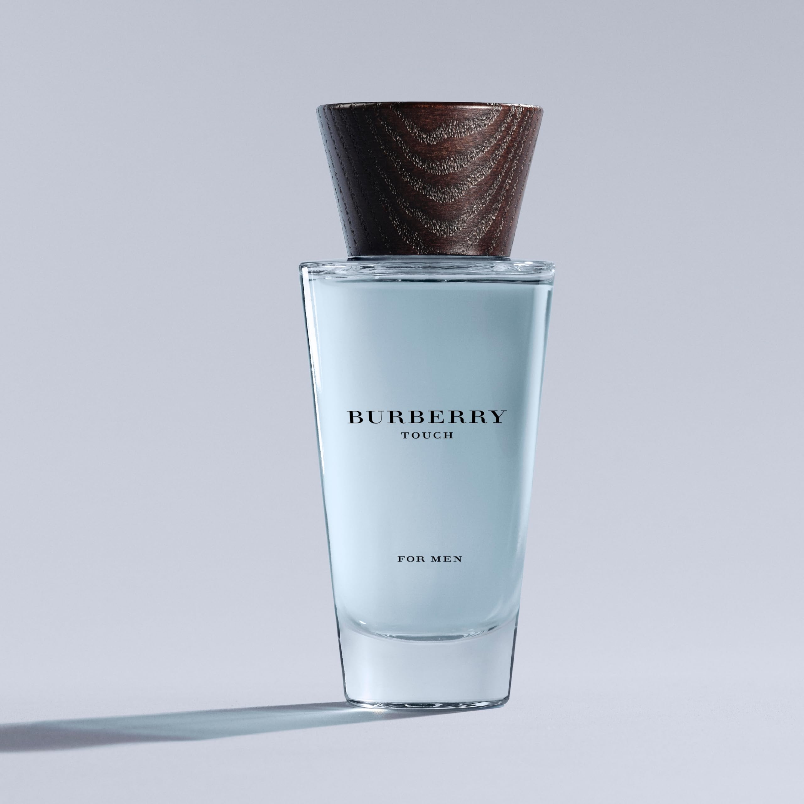 Authentic Burberry Touch for men luxury perfume bottle displaying the clean minimalist design