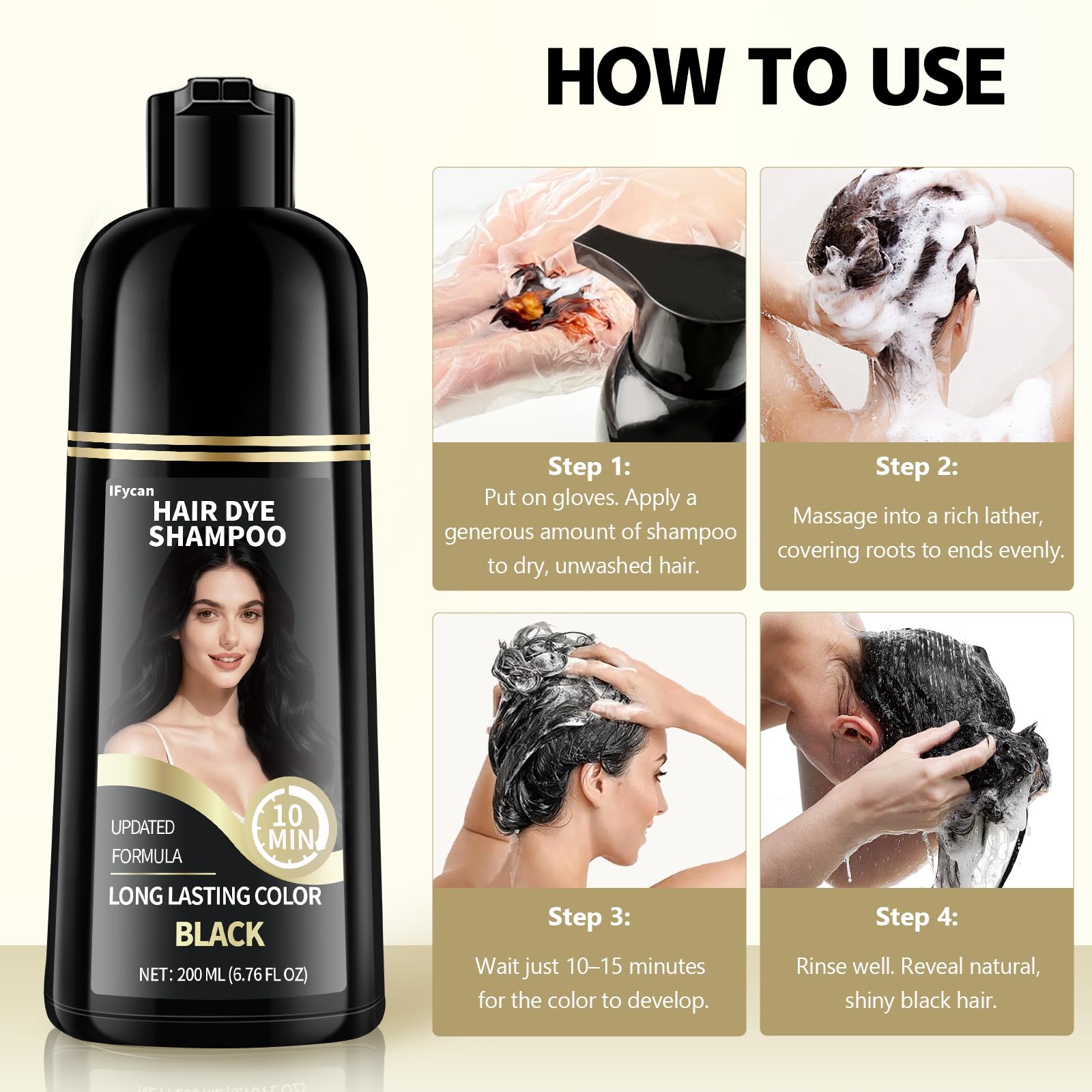 Texture shot of the rich conditioning herbal formula designed for men and women