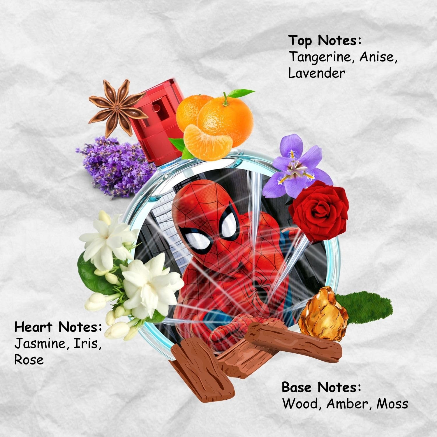 Air-Val Spiderman Ultimate cologne for boys showing superhero collectible bottle design