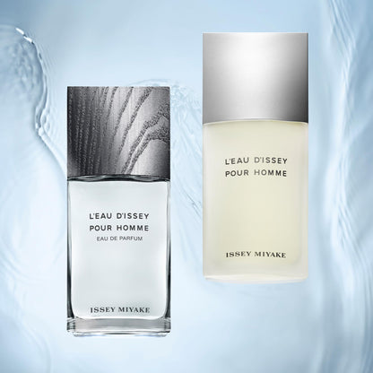 Bottom of the Issey Miyake 75ml perfume glass bottle showing original manufacturing details