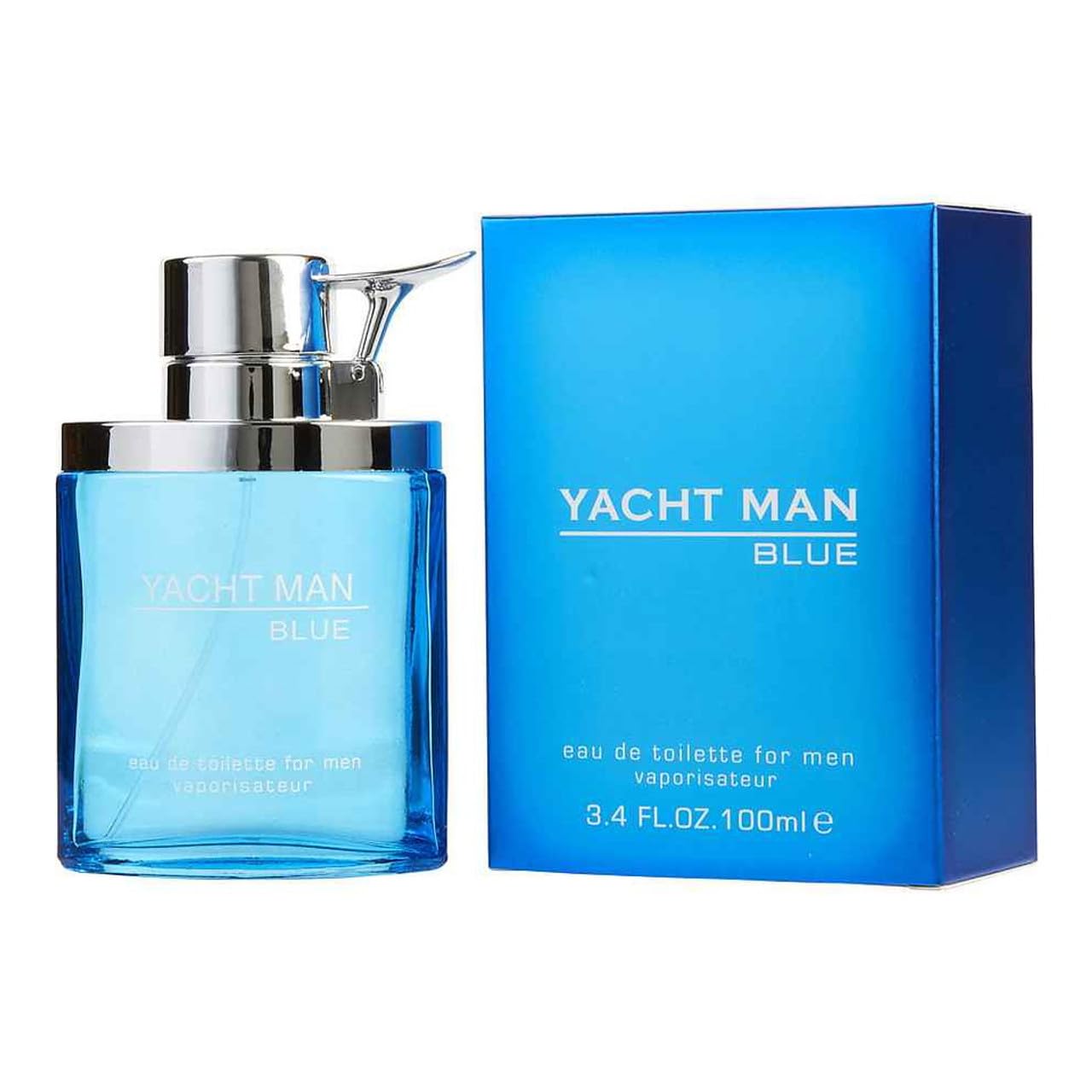 Antonio Puig Yacht Man Blue 100 ml spray bottle close up