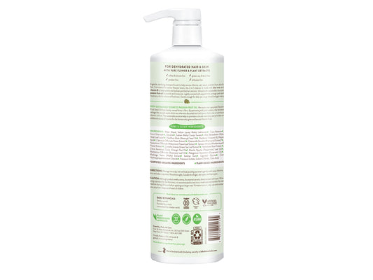 Babo Botanicals Purifying two in one shampoo and body wash for athletes and swimmers.