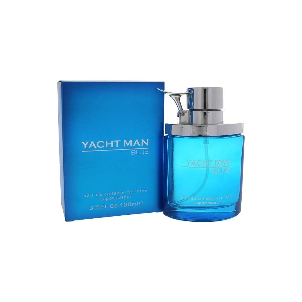 Yacht Man Blue Eau De Toilette imported men cologne packaging