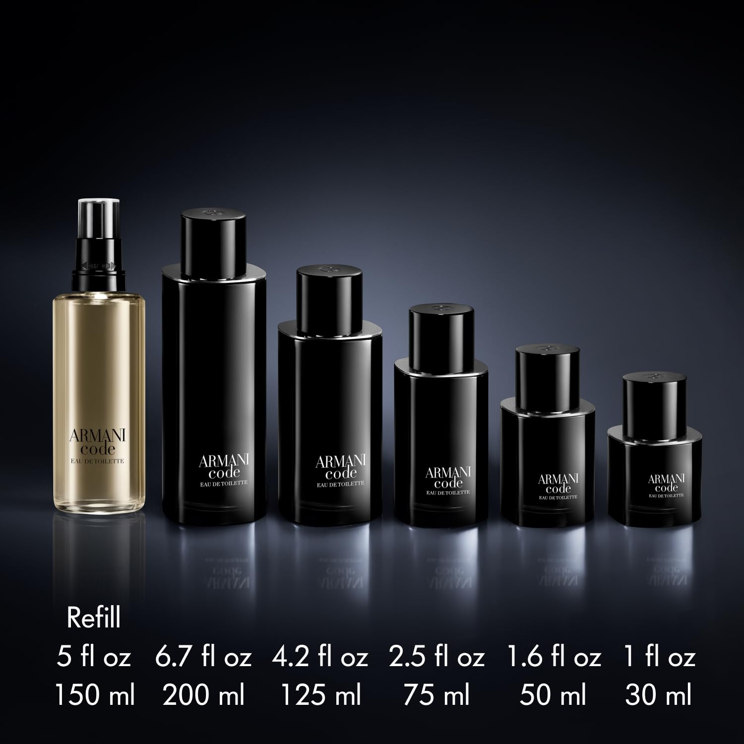 Armani Beauty Code cologne showing the double ring spray nozzle