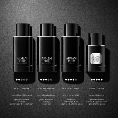 Authentic Giorgio Armani Code Eau de Toilette outer carton display