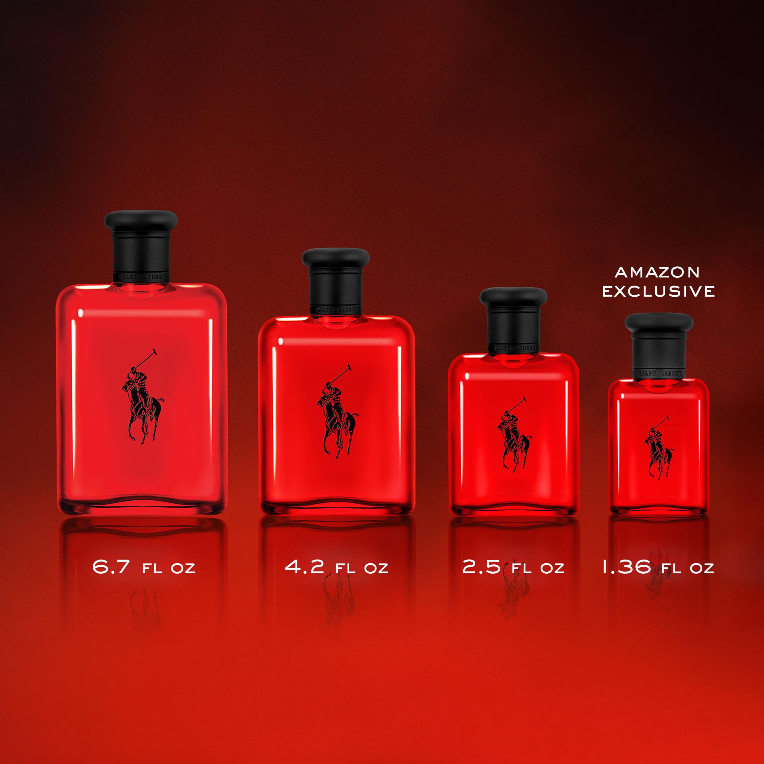 Authentic Ralph Lauren Polo Red 125ml packaging box and fragrance spray bottle