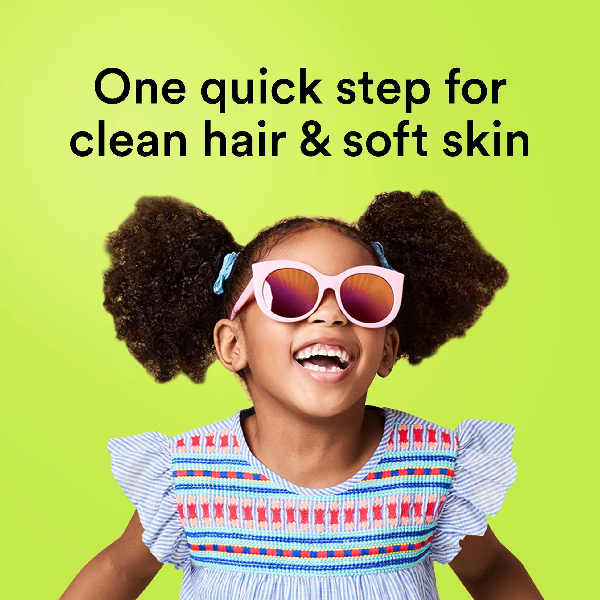 Suave Kids three in one apple shampoo conditioner and body wash packaging details