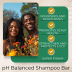 Sulfate free 5 ounce grooming bar for braids and wicks