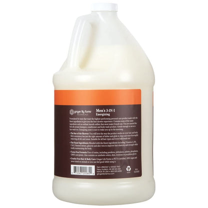 Ginger Lily Farms 1-gallon refill bottle label detail