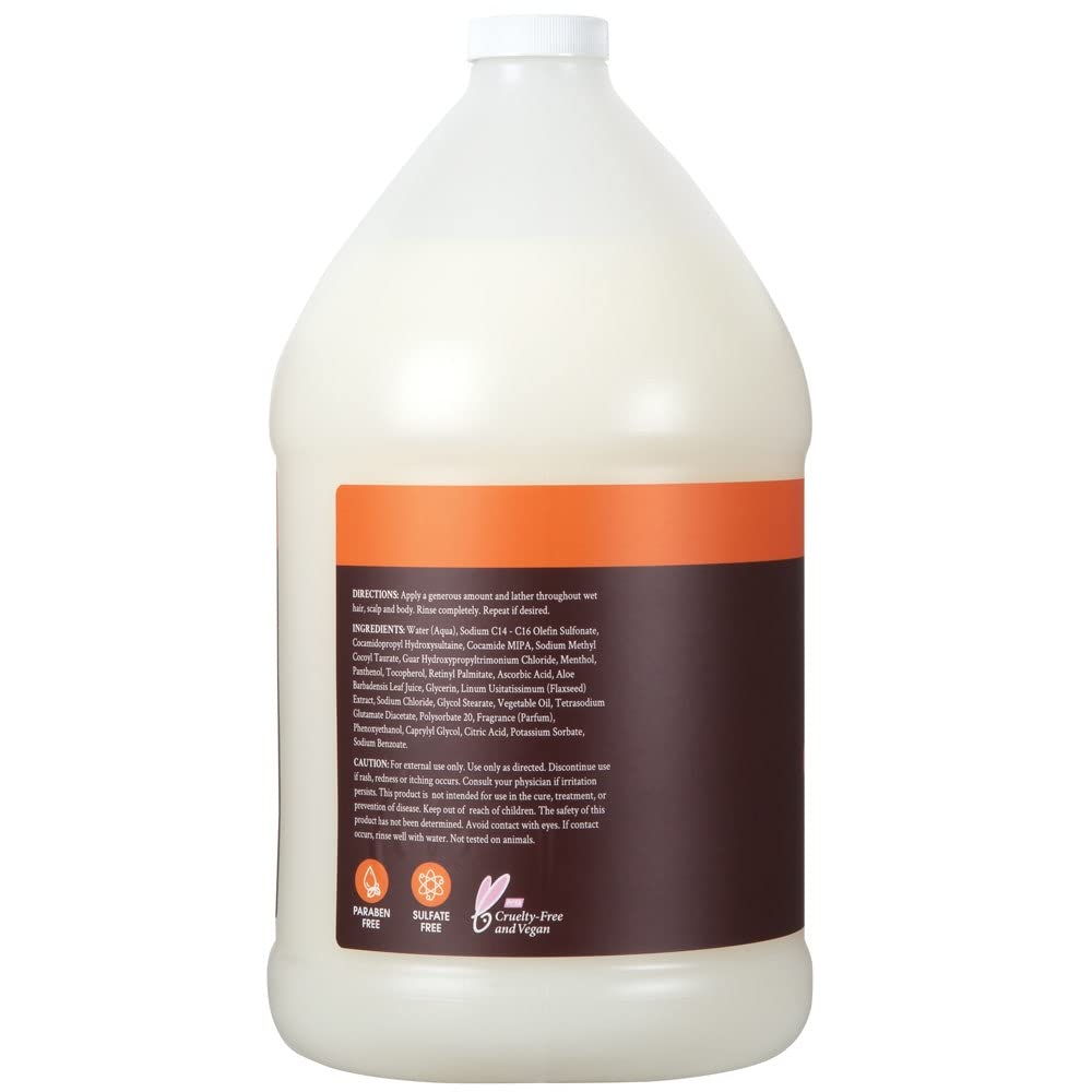Professional shower 3-in-1 hair and body cleanser bottle