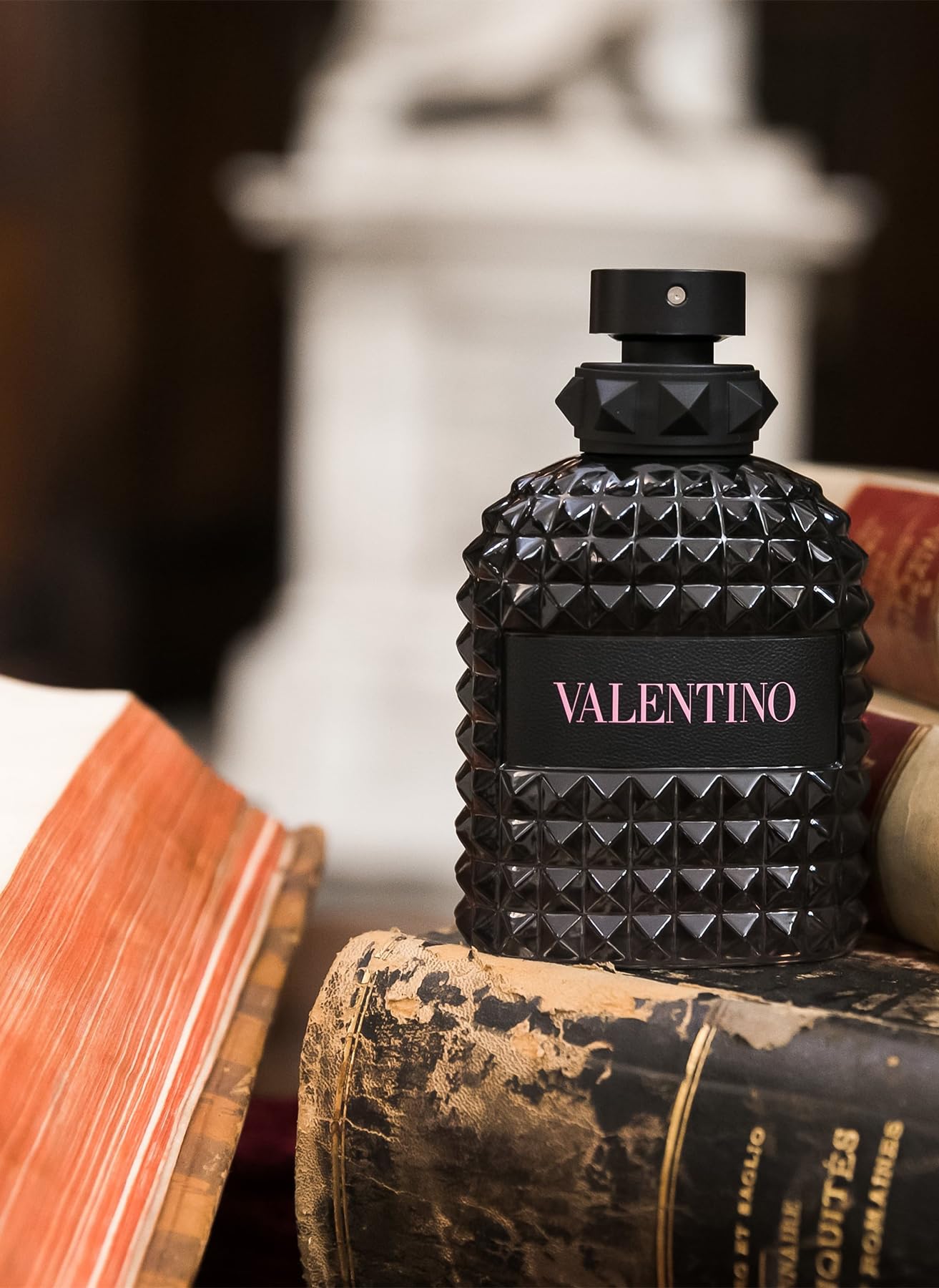 Authentic Valentino Born In Roma Eau De Toilette Spray showing the premium packaging