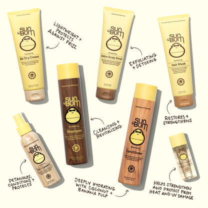 Sun Bum Beach Formula leave-in conditioner ingredients label
