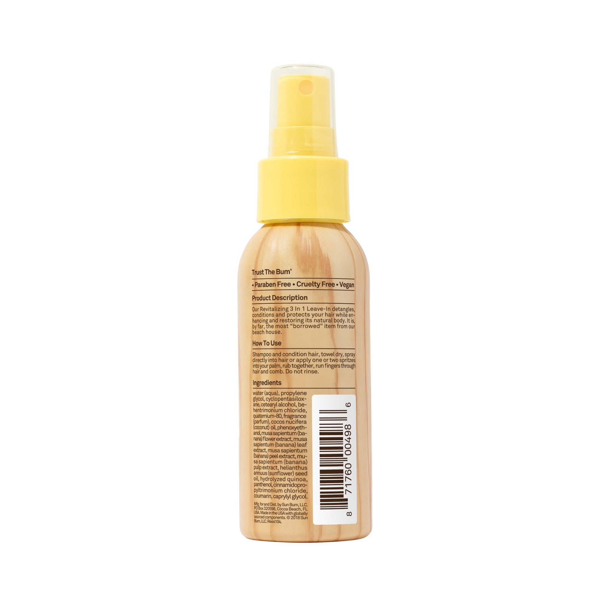 Sun Bum hair care collection packaging