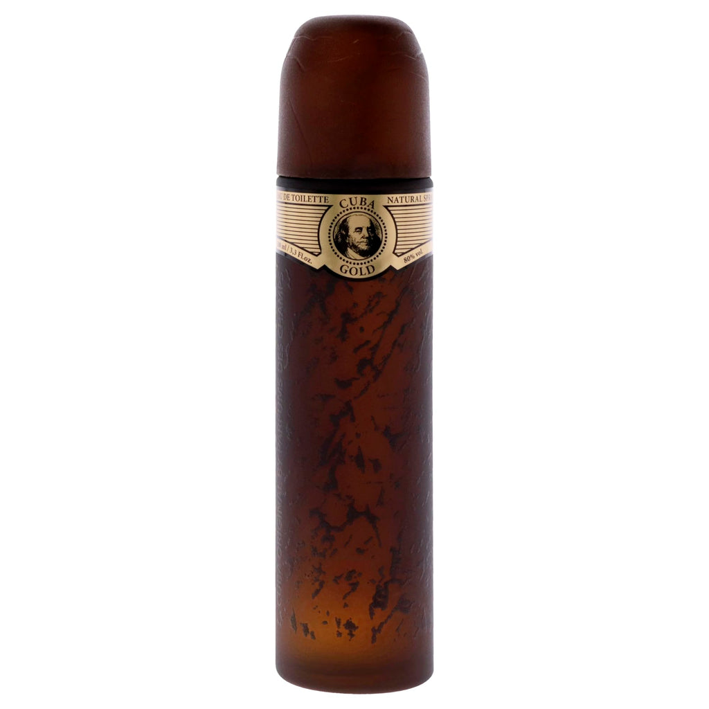 Cuba Paris Gold Special Edition 3.4 Ounce bottle out of its collectible packaging