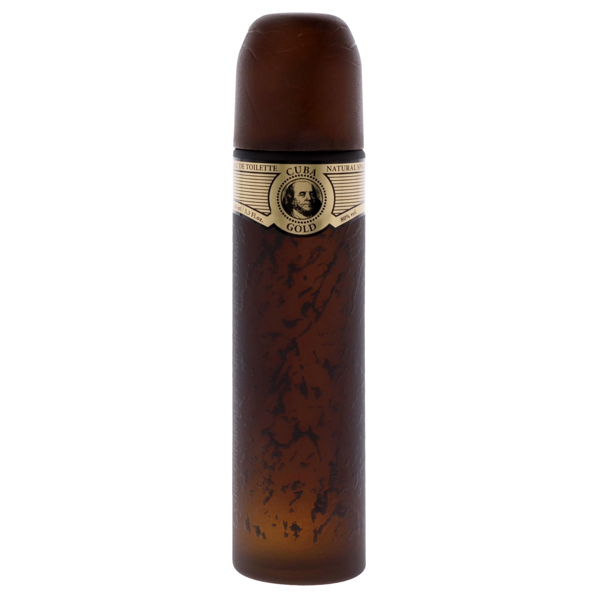 Cuba Paris Gold Special Edition 3.4 Ounce bottle out of its collectible packaging