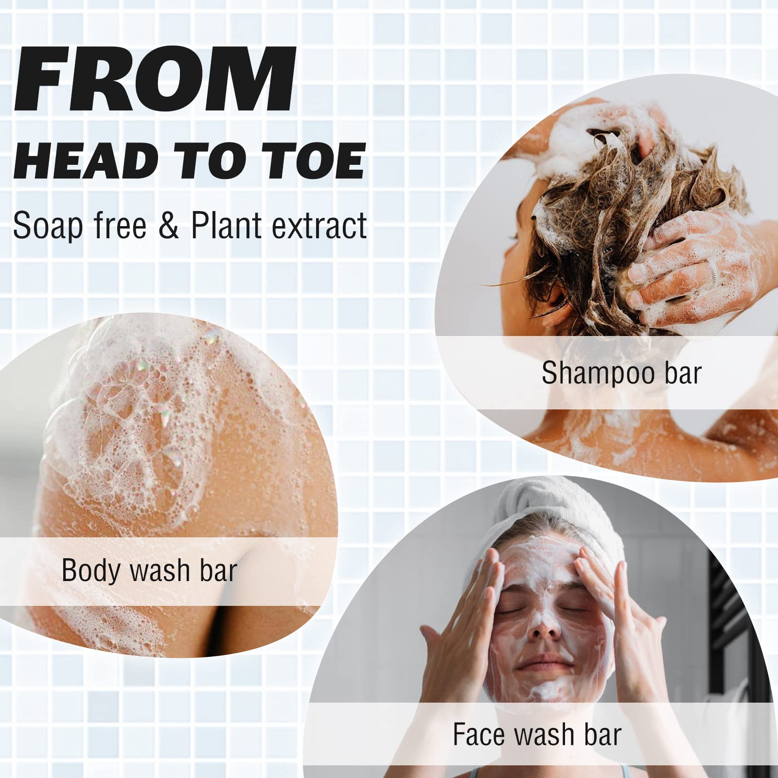 Saphus shampoo bar moisturizing argan oil lather