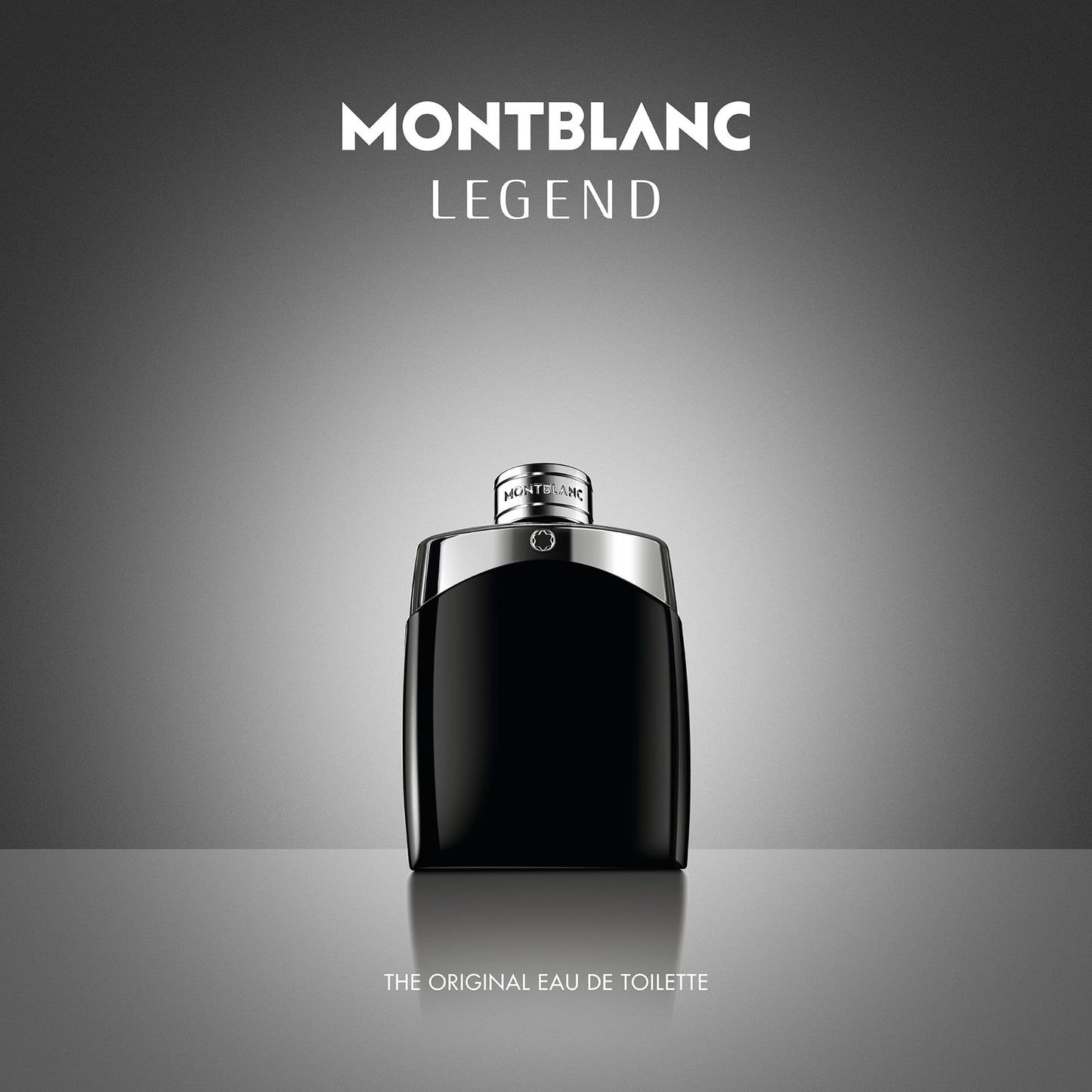 Montblanc Legend luxury fougere cologne displayed on a clean surface