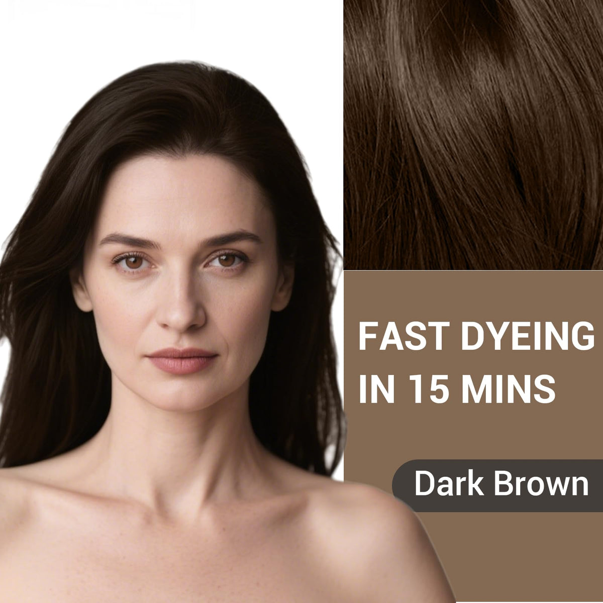 Farndu 3 in 1 hair colour shampoo packaging showing argan oil infusion benefits