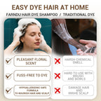 Natural plant ingredient formula showcase of Farndu dark brown shampoo