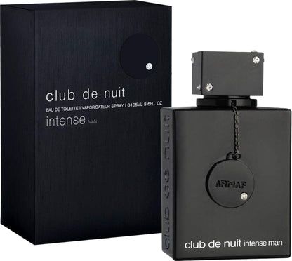 Armaf Club De Nuit Intense Man Eau De Toilette three point six ounce packaging box