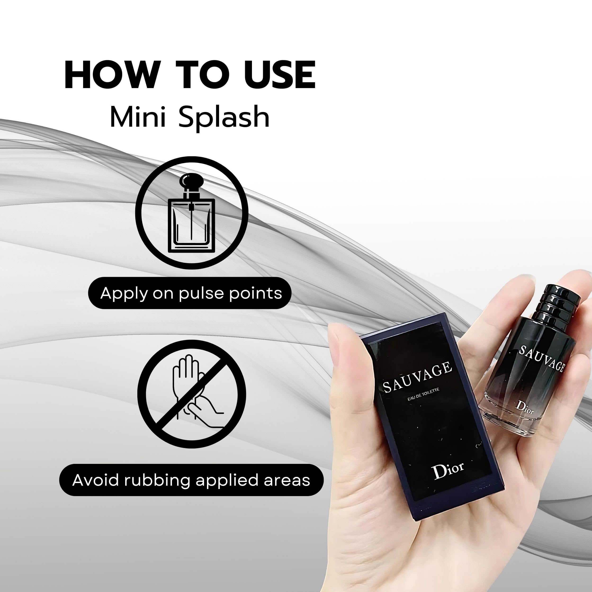 Authentic USA imported Dior Sauvage Eau de Toilette splash bottle placed next to its official masculine outer protective carton.
