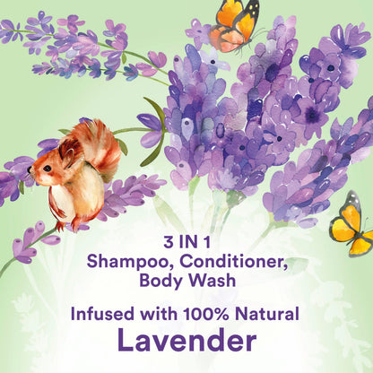 Suave Kids tear free shampoo conditioner body wash back label ingredients