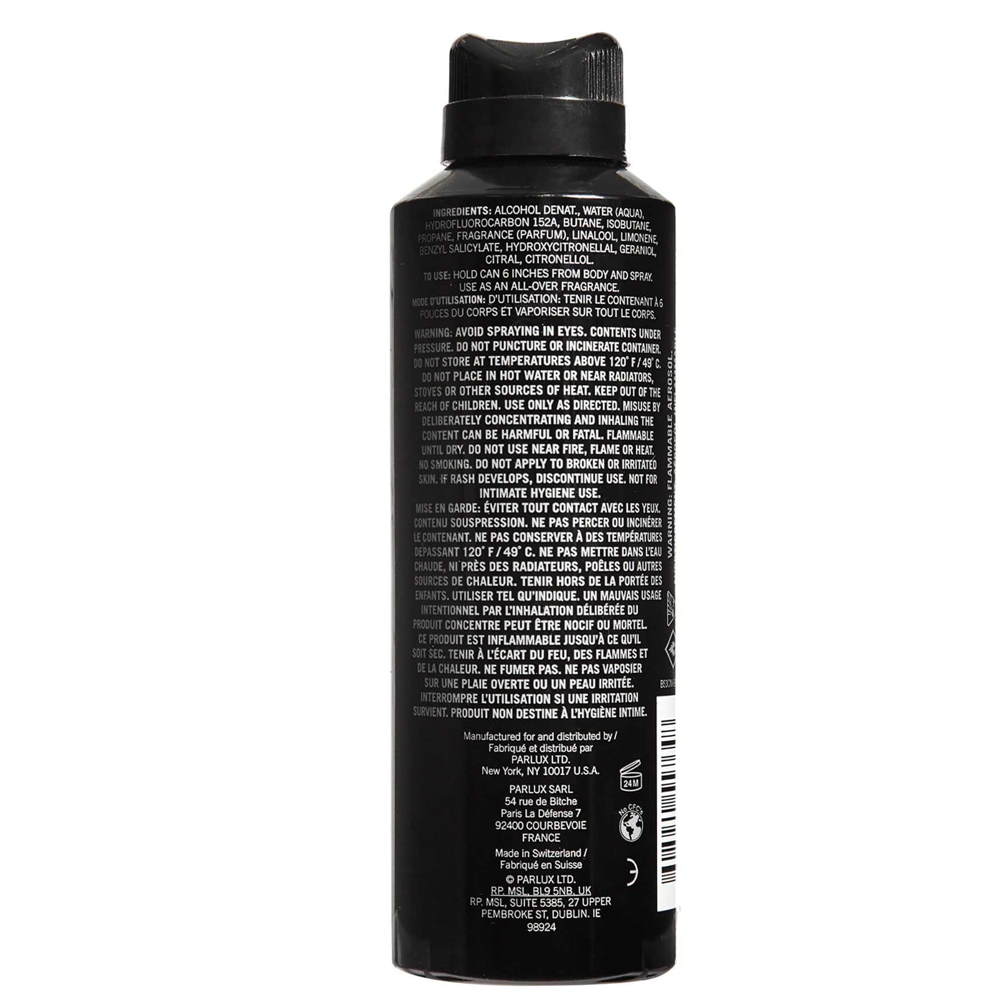 Kenneth Cole Black body spray for him authentic USA imported packaging display
