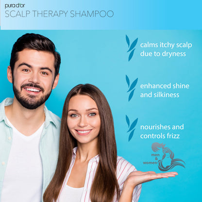 Pura D'or Scalp Therapy Shampoo texture and application