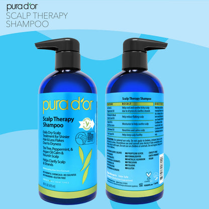 Pura D'or Scalp Therapy Shampoo usage guide