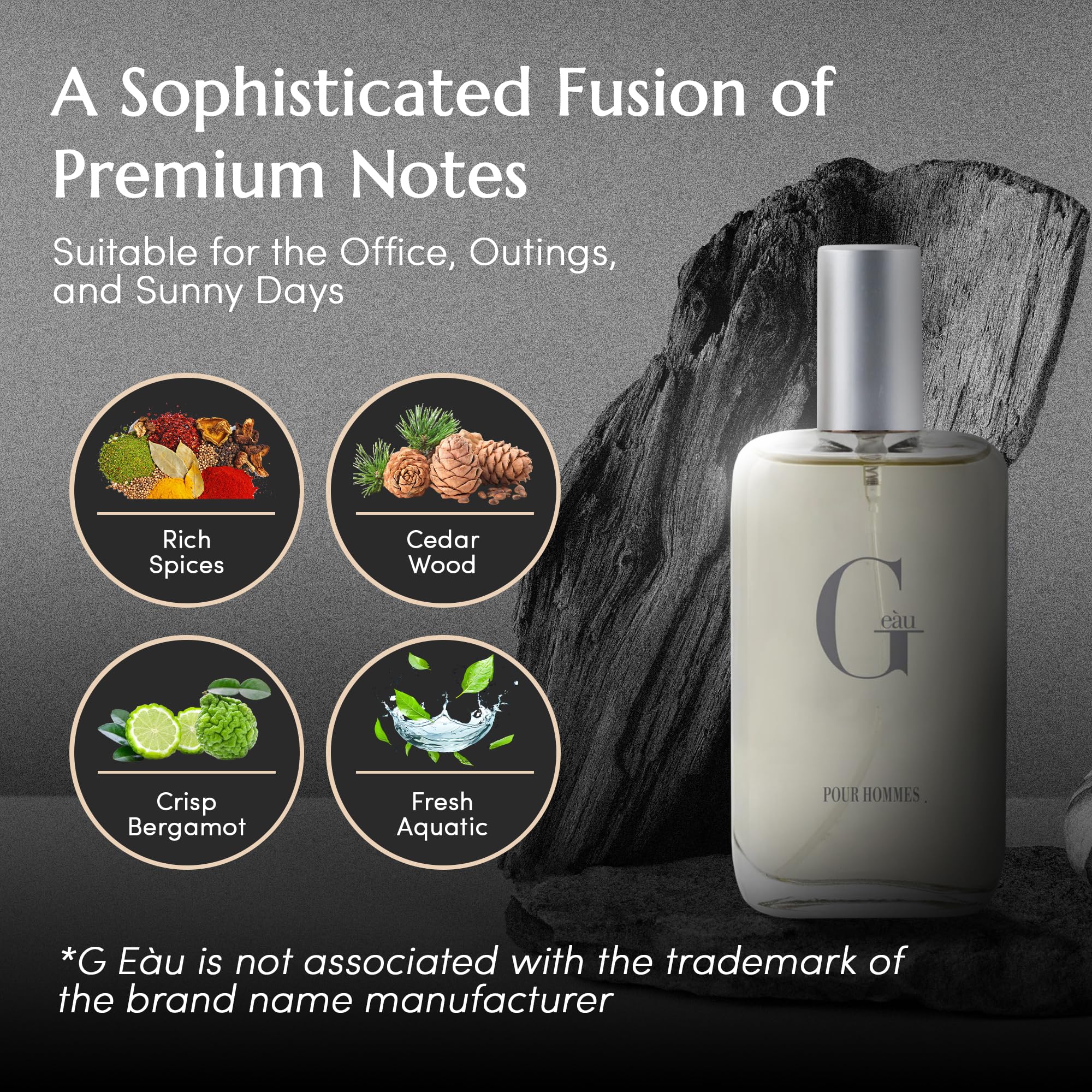 PB ParfumsBelcam G Eau long lasting woody citrus fragrance spray close up