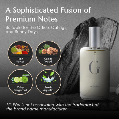 PB ParfumsBelcam G Eau long lasting woody citrus fragrance spray close up