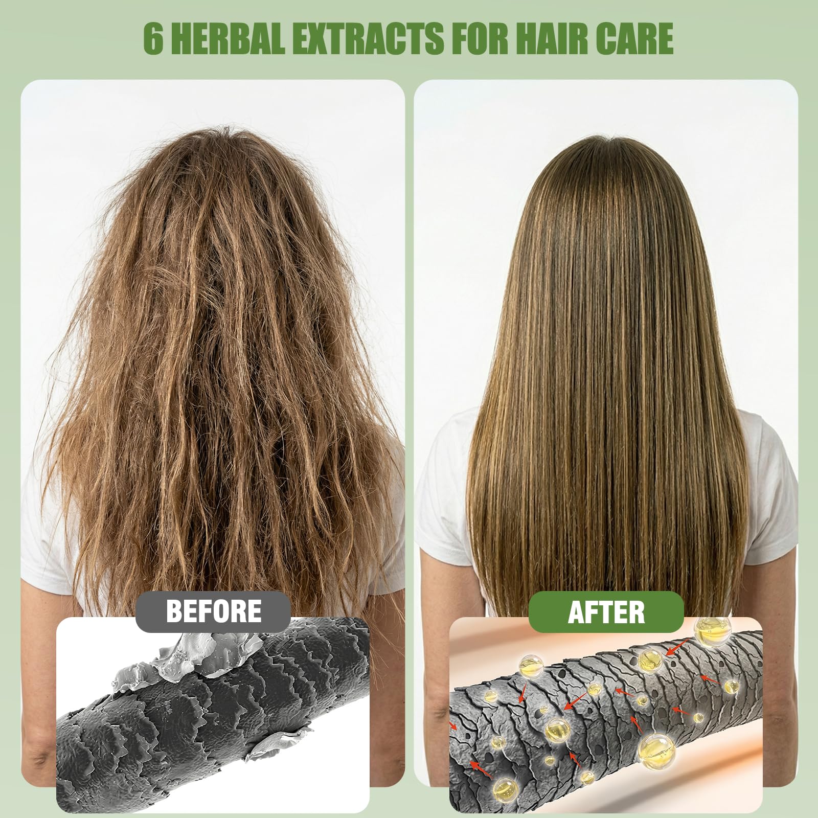 Back label details of Agthyuve hair dye shampoo emphasizing paraben free formula.
