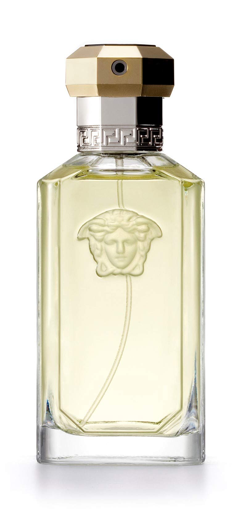 Authentic imported Versace The Dreamer 3.4 Ounce fragrance spray box and bottle packaging display.
