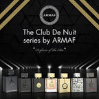 Armaf Club De Nuit Intense cologne bottle alongside its retail display box