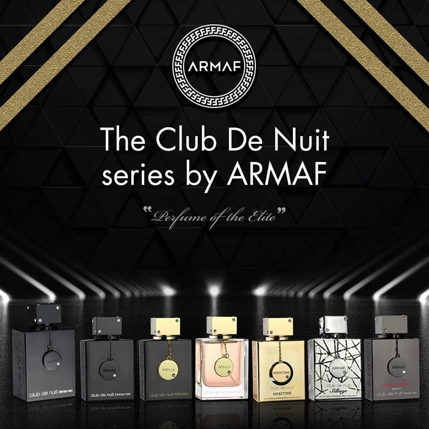 Armaf Club De Nuit Intense cologne bottle alongside its retail display box
