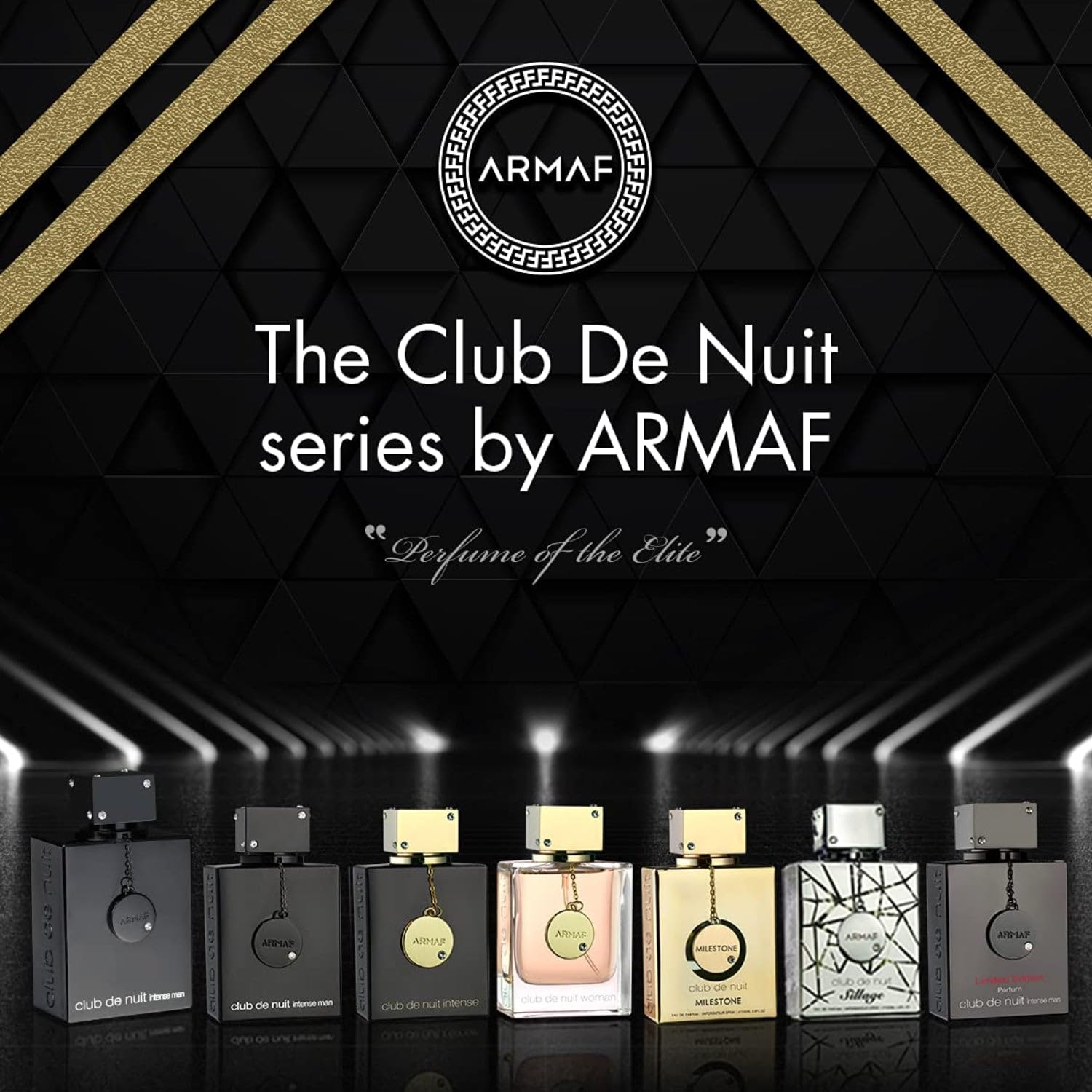 Armaf Club De Nuit Intense cologne bottle alongside its retail display box