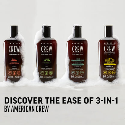 Authentic USA imported American Crew 3-In-1 grooming essential