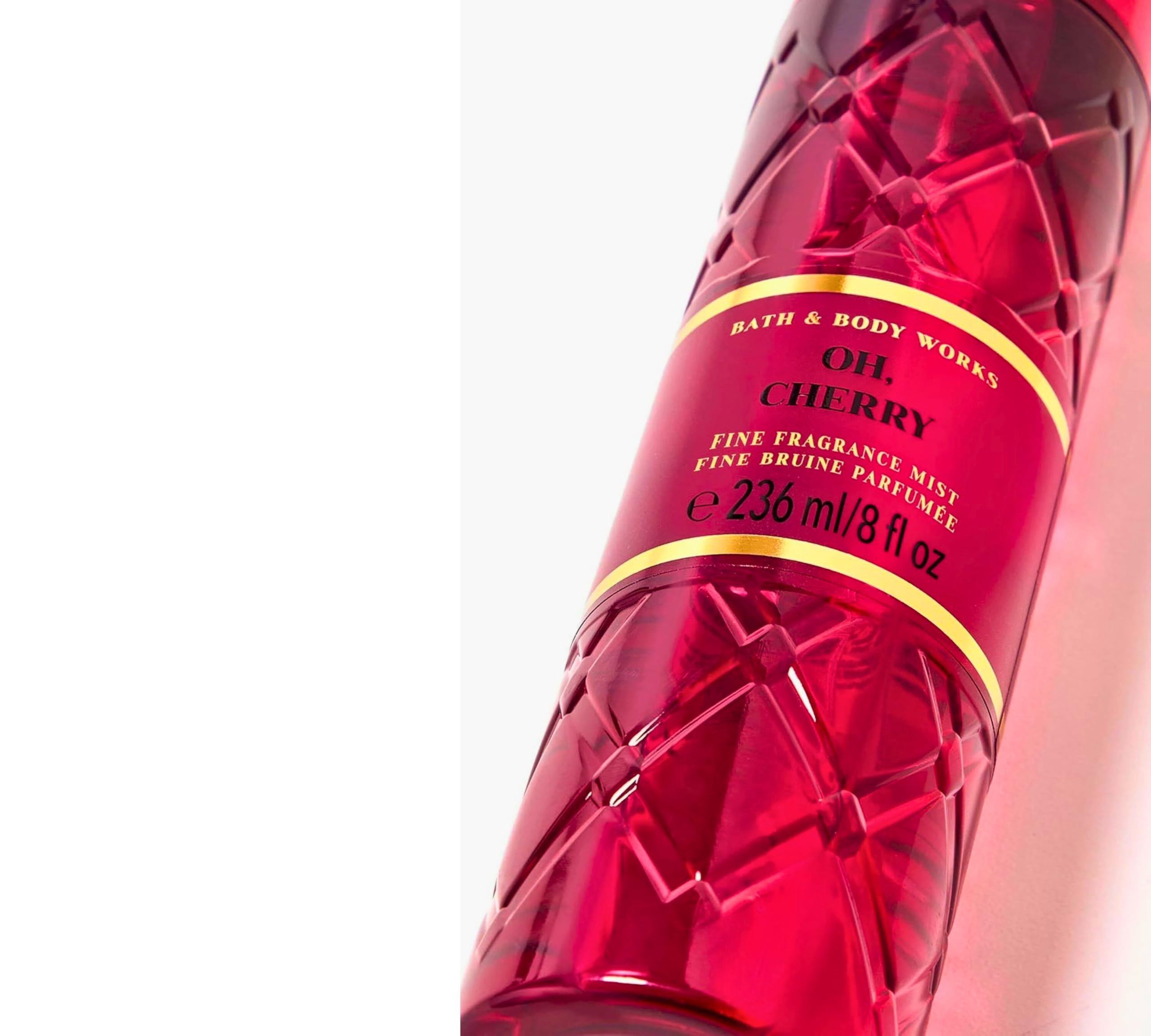 Bath And Body Works Oh Cherry body mist bottle 236 milliliter