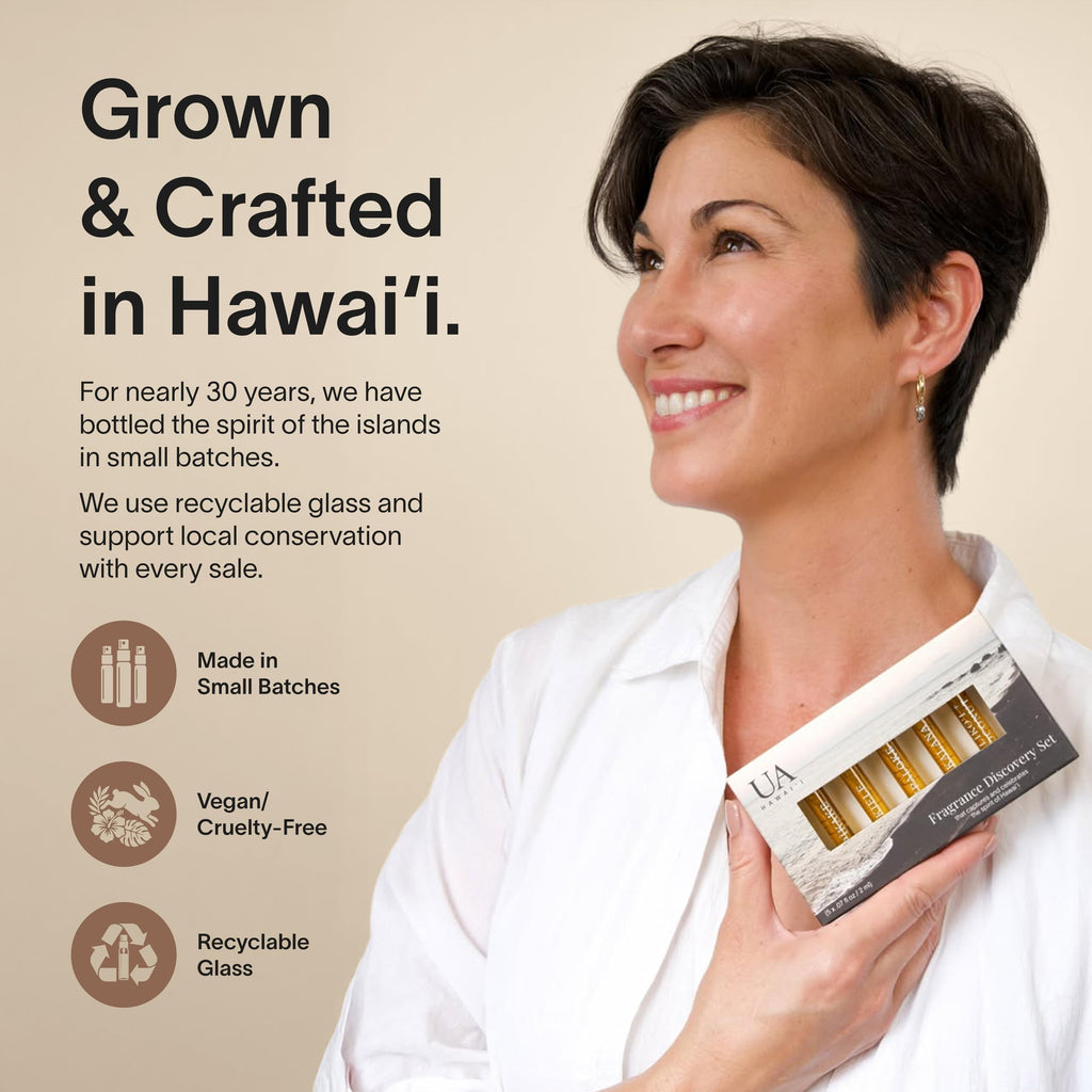 Ua Body natural Hawaiian skincare and fragrance discovery variety pack